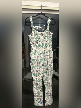 NWOT Mestiza Sample Flare Crop Jumpsuit Size 6